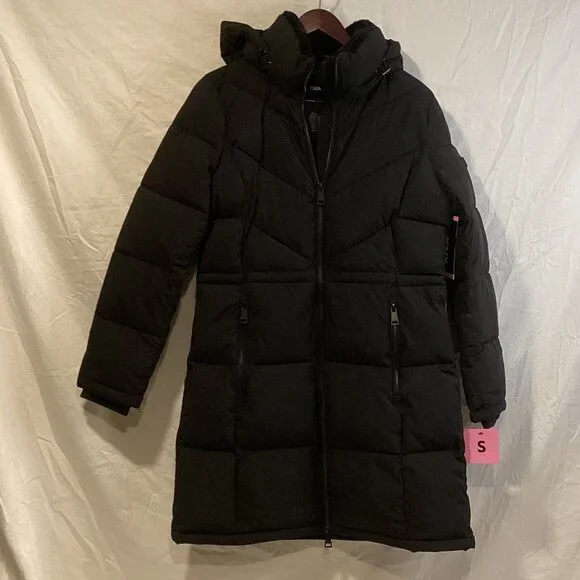 DKNY Women's Long Puffer Jacket - Picture 4 of 6